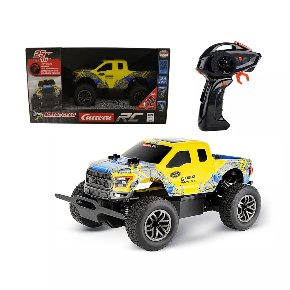 Carrera Licensed 1 18 Scale 2.4Ghz RC Ford F 150 Raptor Offroad