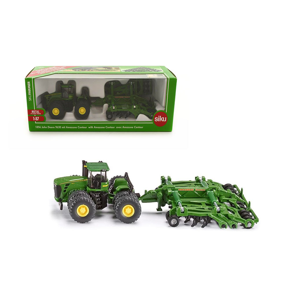 Tracteur John Deere 9630 Jouet + Herse e Centaur