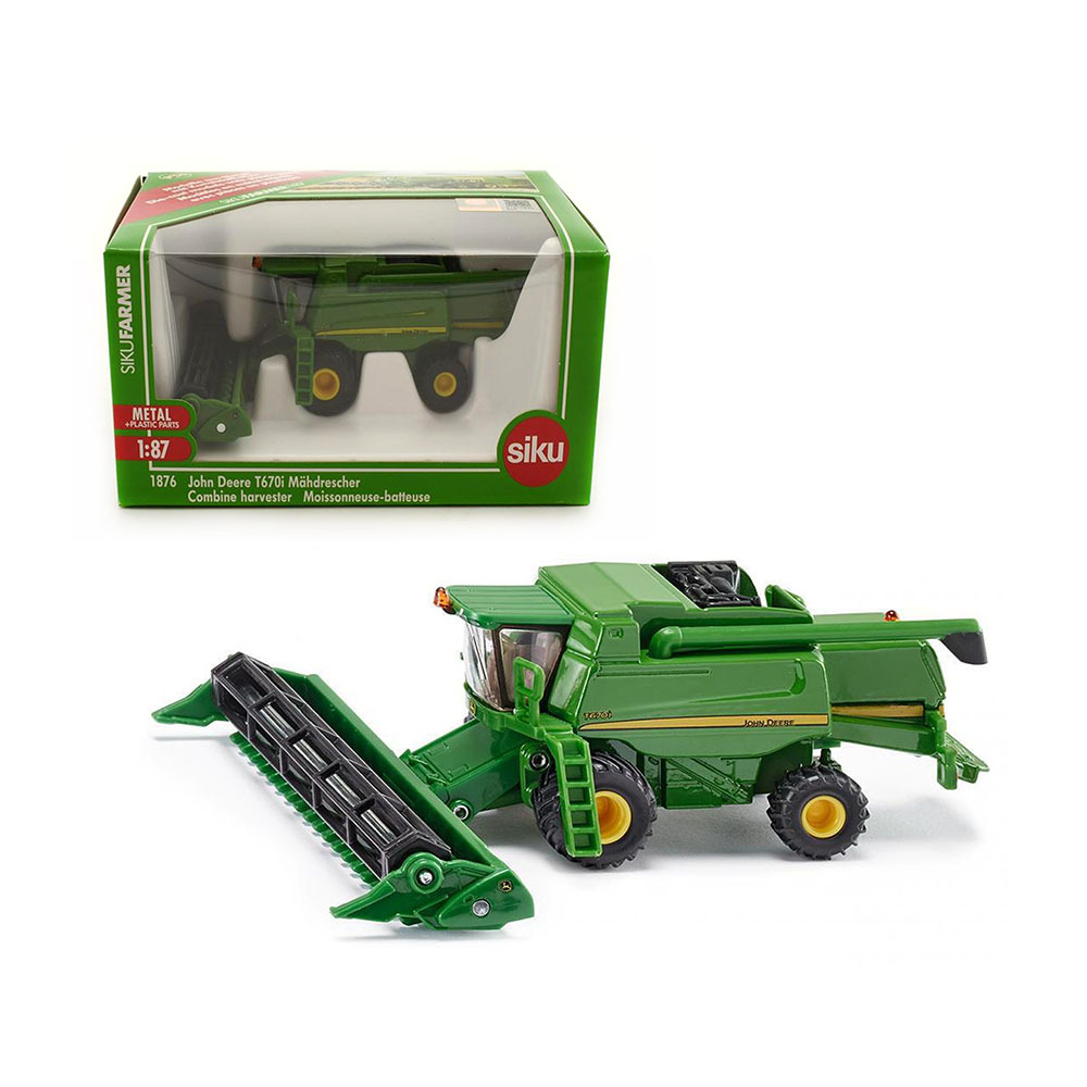 1/87 Siku 1876 Farmer John Deere T670i Moissonneuse-Batteuse Diecast Models  Toys