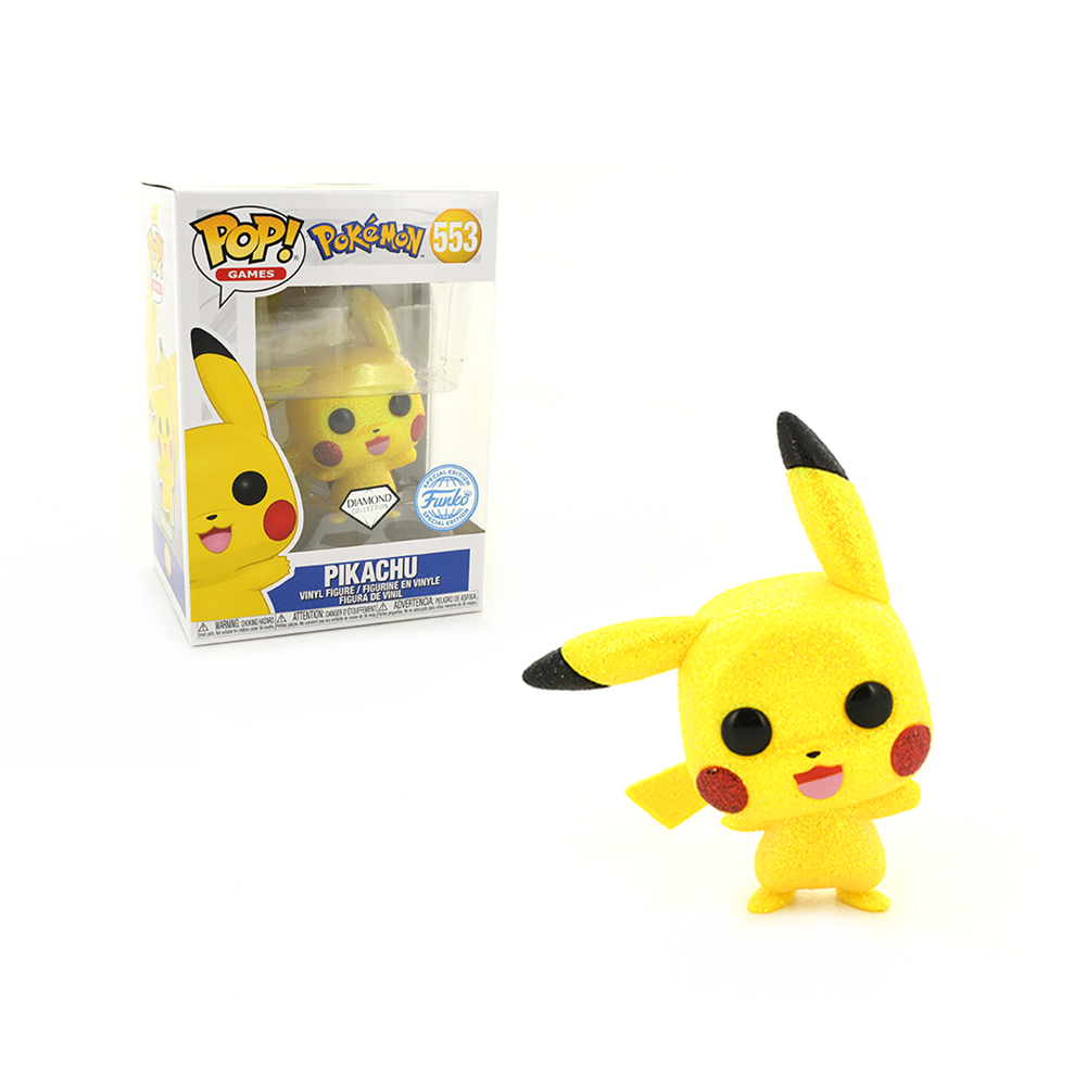 Funko Pop! Pokemon - Pikachu Waving Diamond Glitter #553