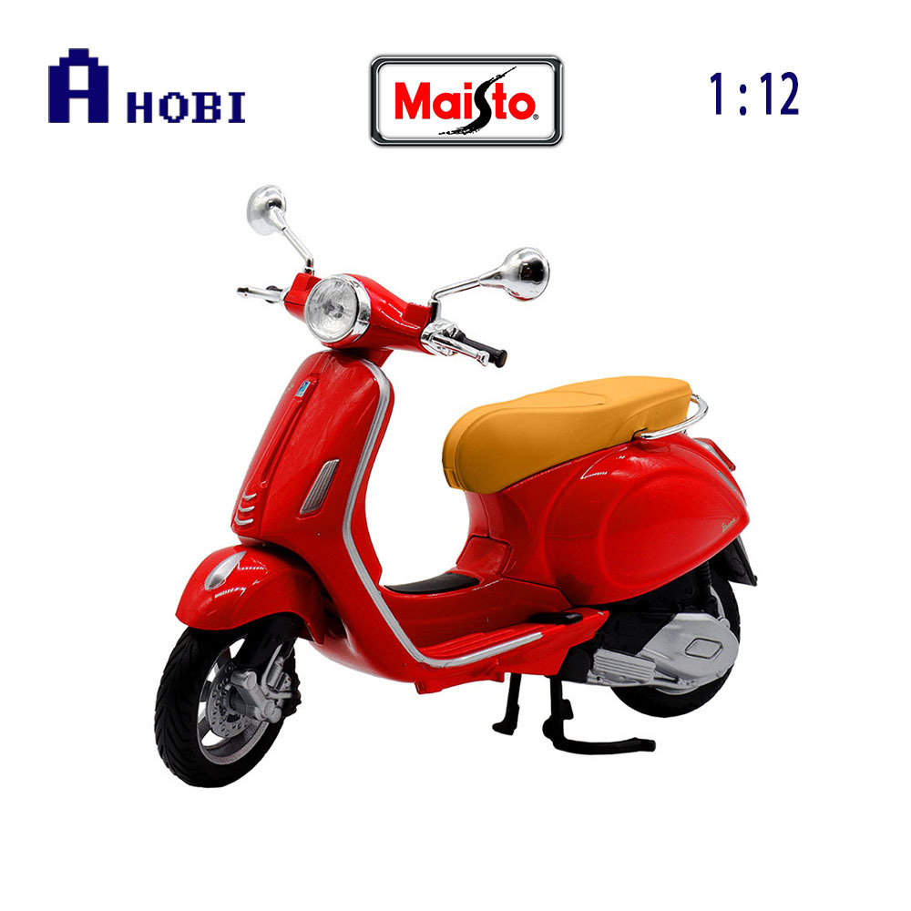 Maisto 1 12 Scale Vespa Primavera 150 Scooter Diecast Model Toy