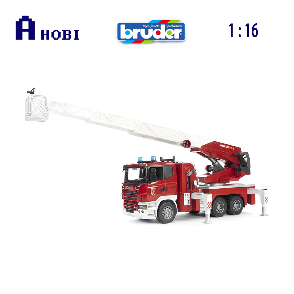Bruder 1 16 Scale Scania R Series Fire Engine Model Car