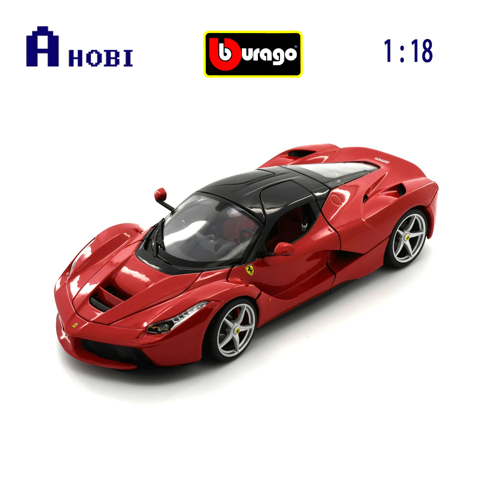 Bburago Ferrari Race and Play LaFerrari 1/24 Scale Diecast Model Vehicle Red