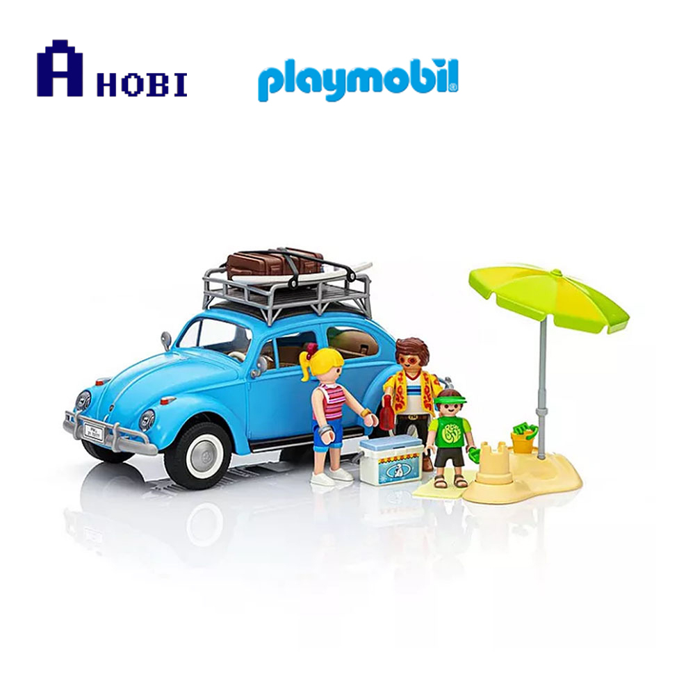 Playmobil blue car shop