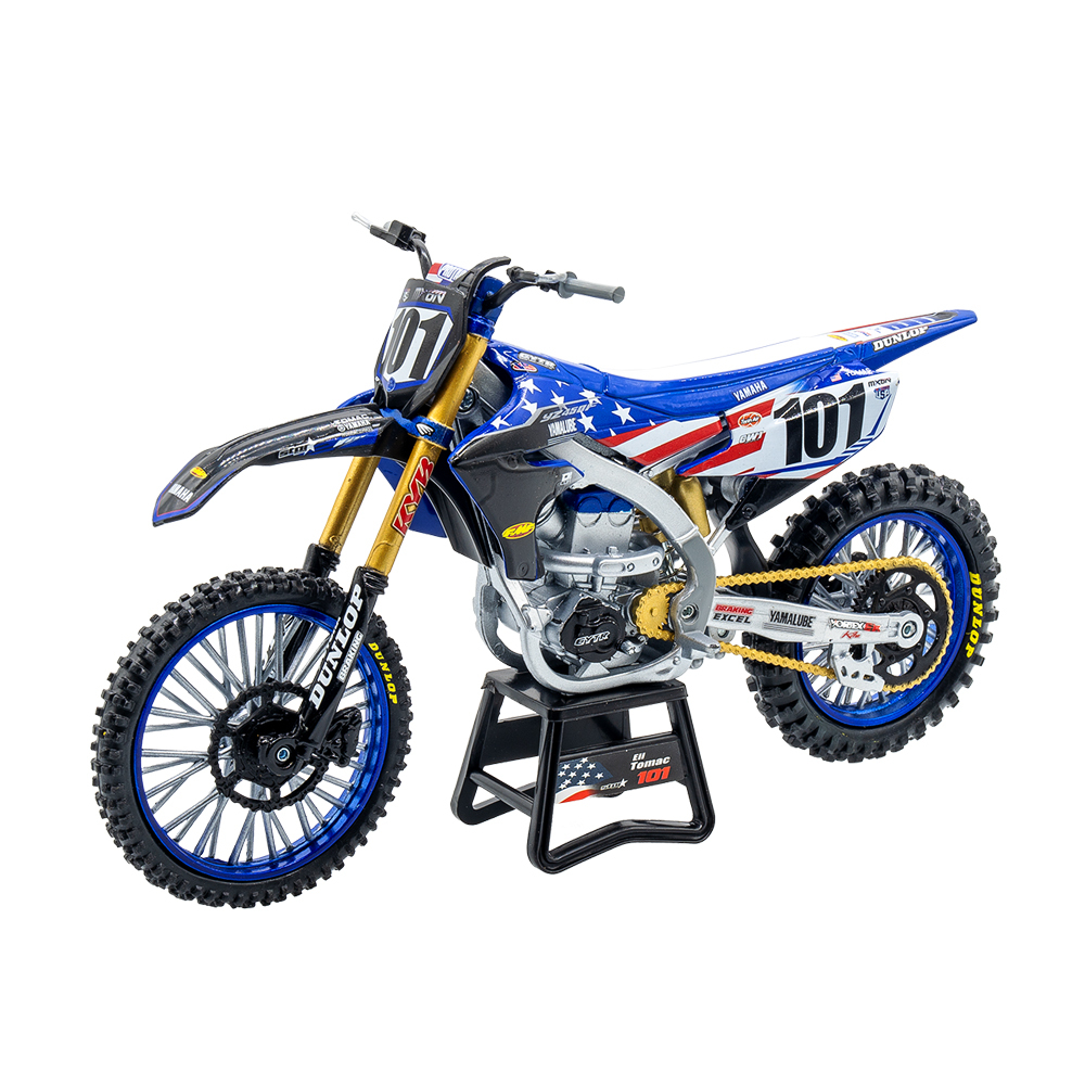 New Ray 1 12 Scale Yamaha YZ450F MX OF Nations Tomac 2022 Model Motocross Race Replica