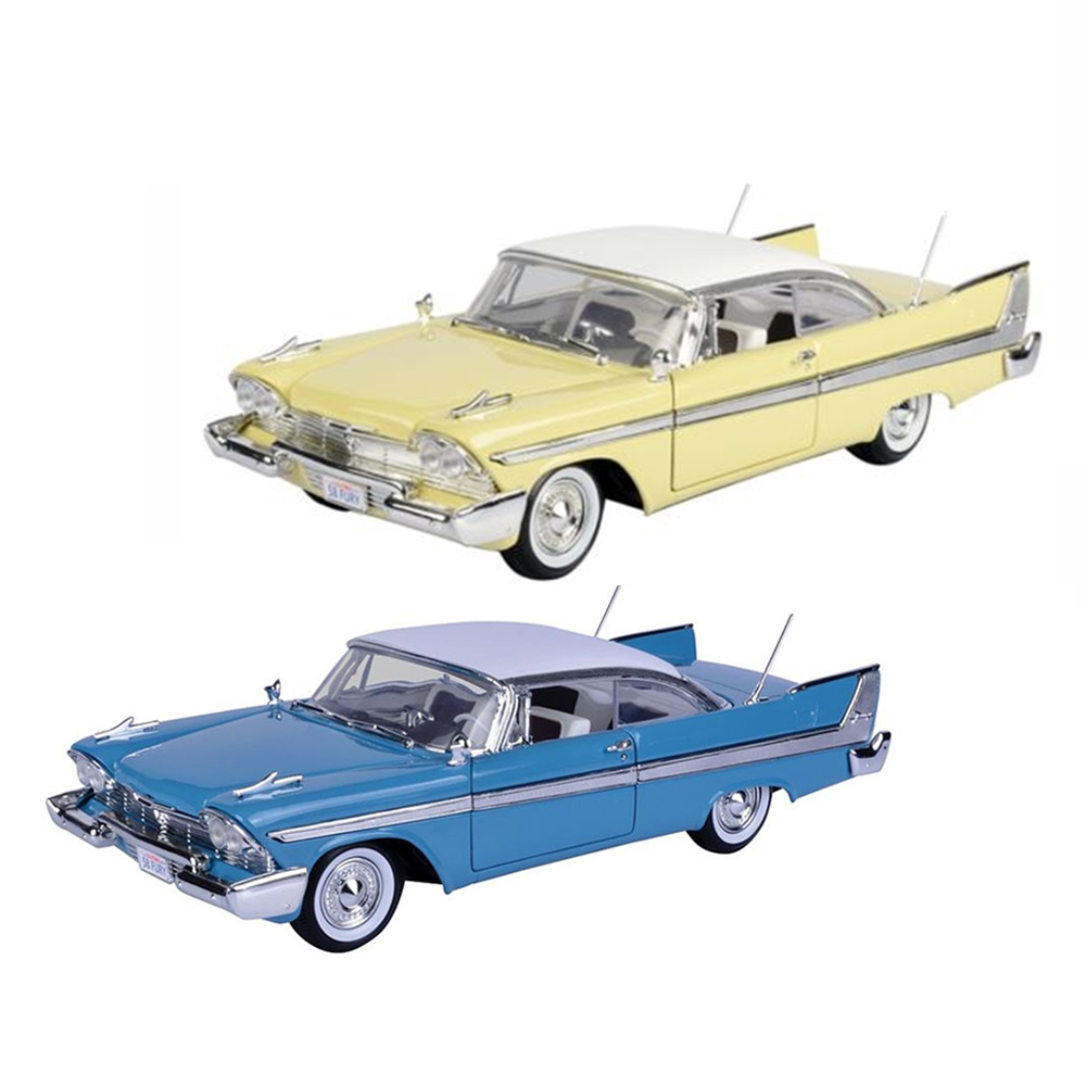 Motormax 1:18 Scale 1958 Plymouth Fury Timeless Classics 2 Color