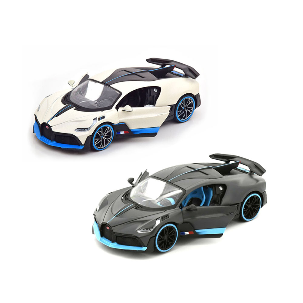 Maisto 1/24 Bugatti Divo Gris/bleu - Modèle Réduit Diecast Occasion