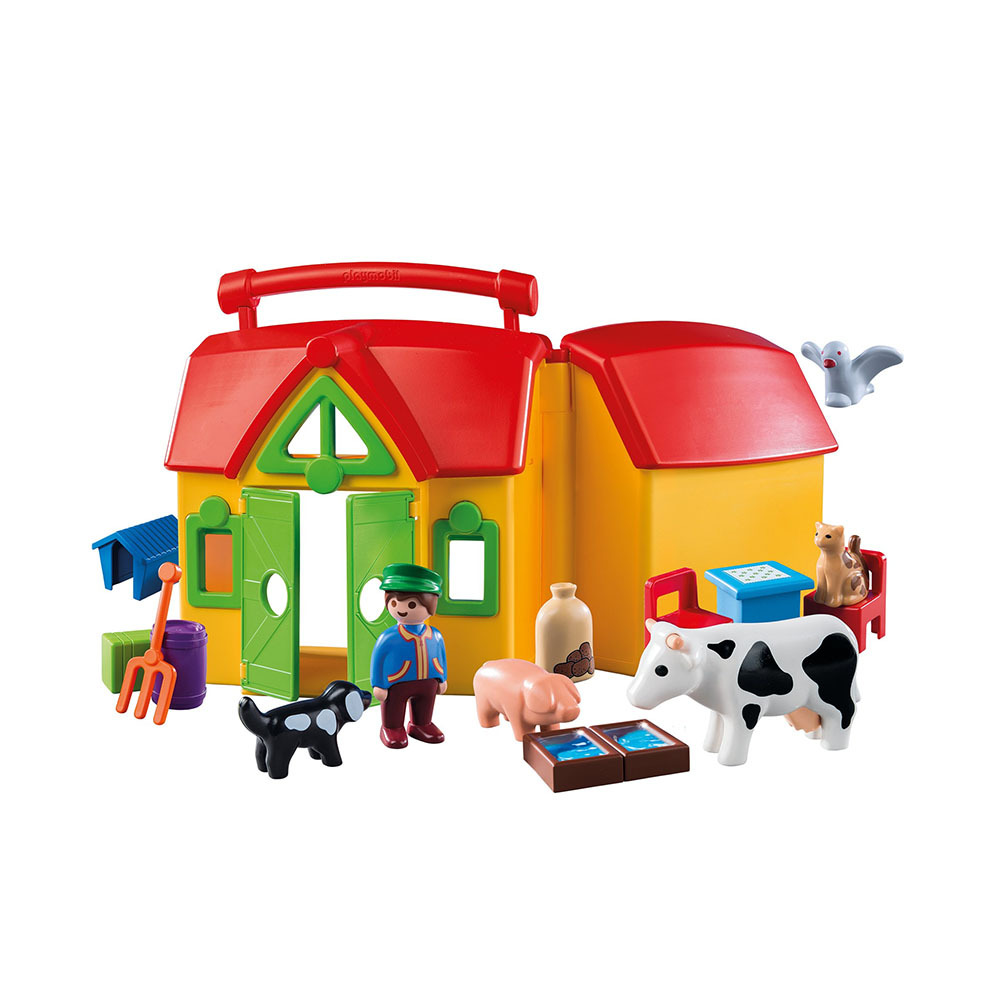 Playmobil 1.2.3. My Take Along Barn