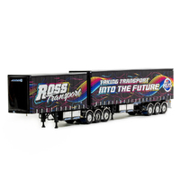 1:50 Freighter Flat Top B-Double Trailers - Ross Transport